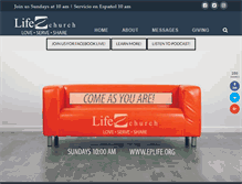 Tablet Screenshot of eplife.org
